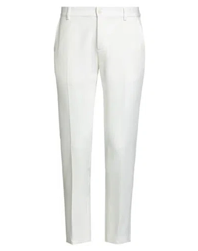 Daniele Alessandrini Homme Man Pants Off White Size 38 Polyester, Elastane