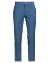 Daniele Alessandrini Homme Man Pants Slate Blue Size 32 Polyester, Viscose, Elastane