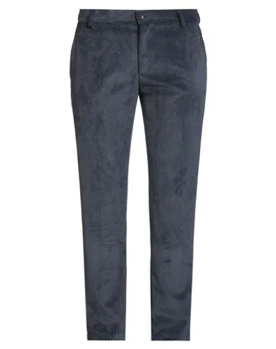 Daniele Alessandrini Homme Man Pants Slate Blue Size 36 Polyester, Polyamide, Elastane