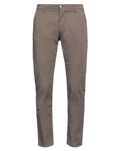 Daniele Alessandrini Homme Man Pants Taupe Size 32 Cotton, Elastane In Gray