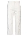 Daniele Alessandrini Homme Man Pants White Size 34 Cotton, Elastane In White