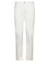 Daniele Alessandrini Homme Man Pants White Size 40 Cotton, Elastane In White