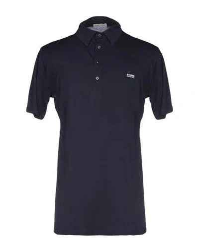 Daniele Alessandrini Homme Man Polo Shirt Midnight Blue Size S Cotton