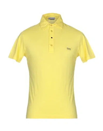 Daniele Alessandrini Homme Man Polo Shirt Yellow Size Xl Cotton
