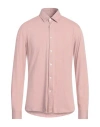 Daniele Alessandrini Homme Man Shirt Antique Rose Size 17 Cotton In Pink