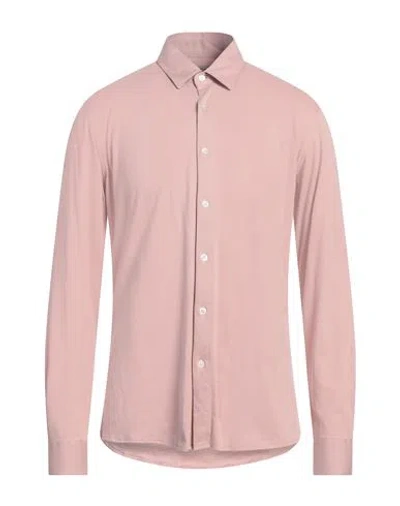 Daniele Alessandrini Homme Man Shirt Antique Rose Size 17 Cotton In Pink