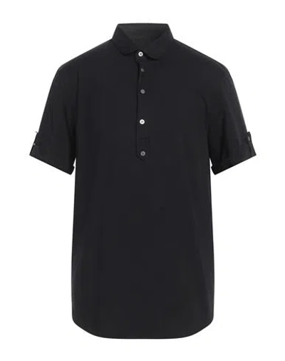 Daniele Alessandrini Homme Man Shirt Black Size 16 ½ Cotton