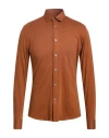 Daniele Alessandrini Homme Man Shirt Brown Size 15 ½ Cotton