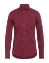 Daniele Alessandrini Homme Man Shirt Garnet Size 15 ¾ Cotton In Red