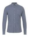 Daniele Alessandrini Homme Man Shirt Grey Size 15 ¾ Cotton, Elastane In Grey