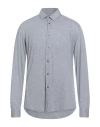 Daniele Alessandrini Homme Man Shirt Grey Size 17 Cotton