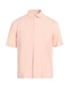 Daniele Alessandrini Homme Man Shirt Light Pink Size S Cotton In Pink