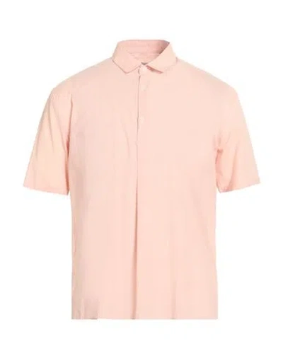 Daniele Alessandrini Homme Man Shirt Light Pink Size S Cotton