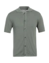 Daniele Alessandrini Homme Man Shirt Military Green Size 36 Cotton In Green