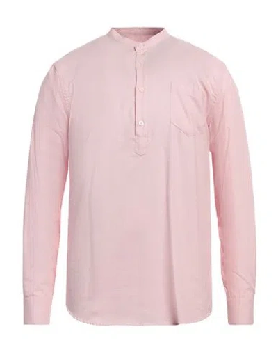 Daniele Alessandrini Homme Man Shirt Salmon Pink Size 15 ¾ Cotton