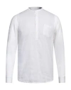 Daniele Alessandrini Homme Man Shirt White Size 15 ½ Linen, Cotton