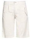 Daniele Alessandrini Homme Man Shorts & Bermuda Shorts Beige Size 30 Cotton, Elastane