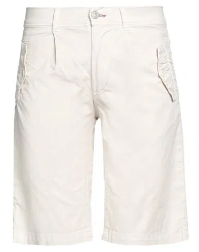 Daniele Alessandrini Homme Man Shorts & Bermuda Shorts Beige Size 30 Cotton, Elastane