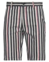 Daniele Alessandrini Homme Man Shorts & Bermuda Shorts Navy Size 30 Cotton, Elastane In Navy Blue