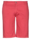 Daniele Alessandrini Homme Man Shorts & Bermuda Shorts Red Size 30 Cotton, Lyocell In Red