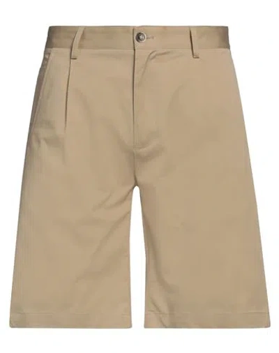 Daniele Alessandrini Homme Man Shorts & Bermuda Shorts Sand Size 38 Cotton, Elastane In Beige