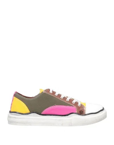 Daniele Alessandrini Homme Sneakers In Yellow