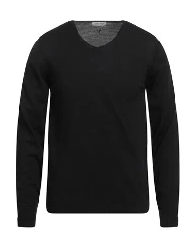 Daniele Alessandrini Homme Man Sweater Black Size 40 Acrylic, Wool