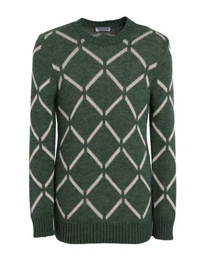 Daniele Alessandrini Homme Man Sweater Dark Green Size 42 Acrylic, Wool, Viscose, Alpaca Wool