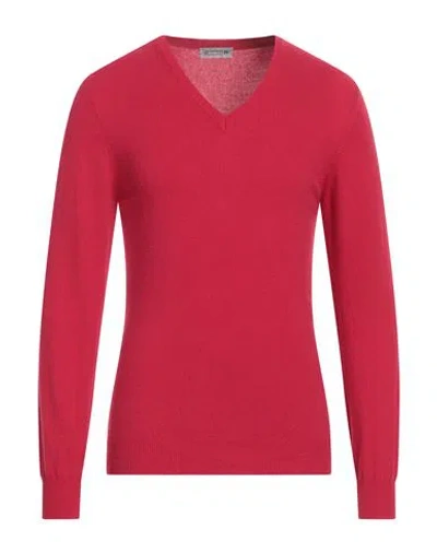 Daniele Alessandrini Homme Man Sweater Garnet Size M Wool, Polyamide, Viscose, Cashmere In Red