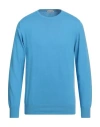 Daniele Alessandrini Homme Man Sweater Light Blue Size 42 Cotton
