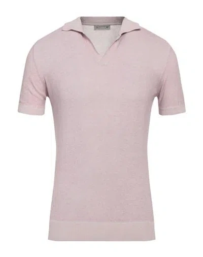 Daniele Alessandrini Homme Man Sweater Light Purple Size 38 Cotton