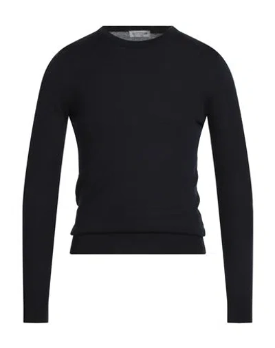 Daniele Alessandrini Homme Man Sweater Navy Size 36 Acrylic, Wool In Black
