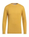 Daniele Alessandrini Homme Man Sweater Marigold Size 38 Cotton, Acrylic In Yellow