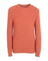 Daniele Alessandrini Homme Man Sweater Orange Size 38 Wool, Acrylic, Alpaca Wool In Orange