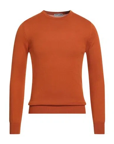 Daniele Alessandrini Homme Man Sweater Orange Size 40 Acrylic, Wool