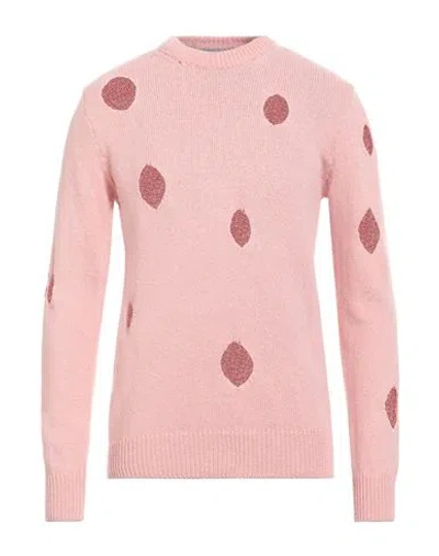 Daniele Alessandrini Homme Man Sweater Pink Size 42 Cotton