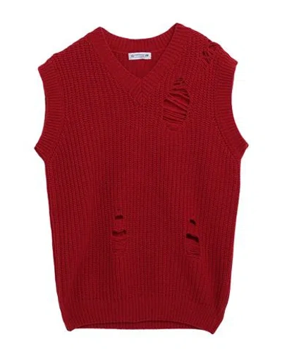 Daniele Alessandrini Homme Man Sweater Red Size 36 Wool, Polyamide