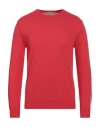 Daniele Alessandrini Homme Man Sweater Red Size 38 Cotton, Acrylic In Red