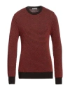 Daniele Alessandrini Homme Man Sweater Rust Size 38 Wool, Acrylic, Alpaca Wool