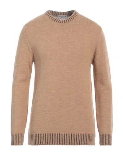 Daniele Alessandrini Homme Man Sweater Sand Size 40 Wool, Acrylic, Alpaca Wool In Beige