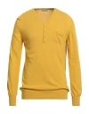 Daniele Alessandrini Homme Man Sweater Yellow Size 40 Polyamide, Viscose, Wool, Cashmere