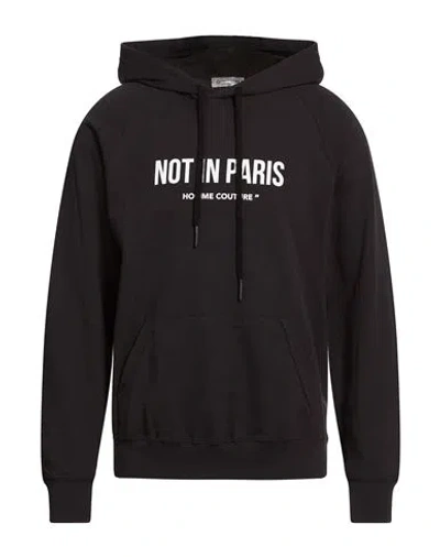 Daniele Alessandrini Homme Man Sweatshirt Black Size M Cotton, Polyester