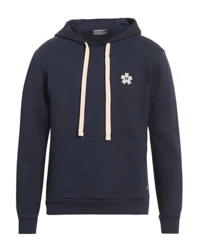 Daniele Alessandrini Homme Man Sweatshirt Navy Size M Cotton