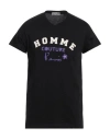 Daniele Alessandrini Homme Man T-shirt Black Size Xxl Cotton