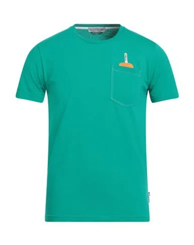 Daniele Alessandrini Homme Man T-shirt Green Size S Cotton