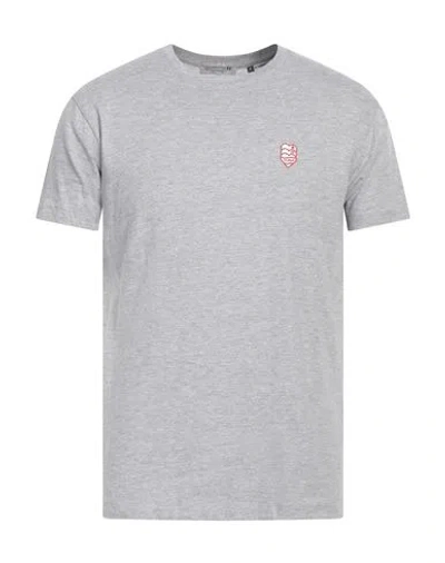 Daniele Alessandrini Homme Man T-shirt Light Grey Size M Organic Cotton, Viscose In Gray