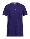 Daniele Alessandrini Homme Man T-shirt Mauve Size Xxl Cotton In Purple