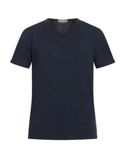 Daniele Alessandrini Homme Man T-shirt Midnight Blue Size Xxl Cotton