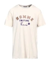 Daniele Alessandrini Homme Man T-shirt Off White Size Xxl Cotton In Neutral