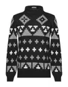Daniele Alessandrini Homme Turtlenecks In Black